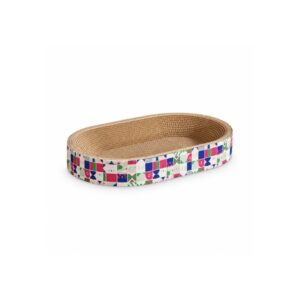 Oval Cat Scratcher with Raised Rim