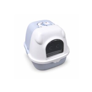 Pig-Themed Enclosed Cat Litter Box