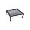 Medium Black Mesh Elevated Pet Bed