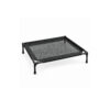 Large Black Mesh Elevated Pet Bed