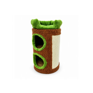 Three-Level Tree-Trunk Cat Scratching Barrel