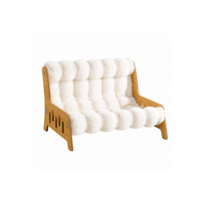 Large Cat Sofa with Textured Cushion