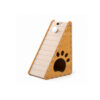 Tan Triangular Cat Scratcher House
