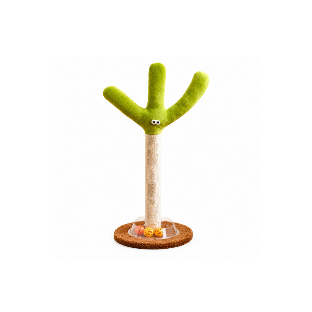 Scallion Cat Scratching Post with Track Base