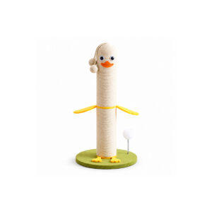 Duck Cat Scratching Post with Track Base
