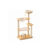 Wooden Cat Tree with Clear Bowl W4