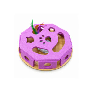 Pink Interactive Cat Puzzle Box