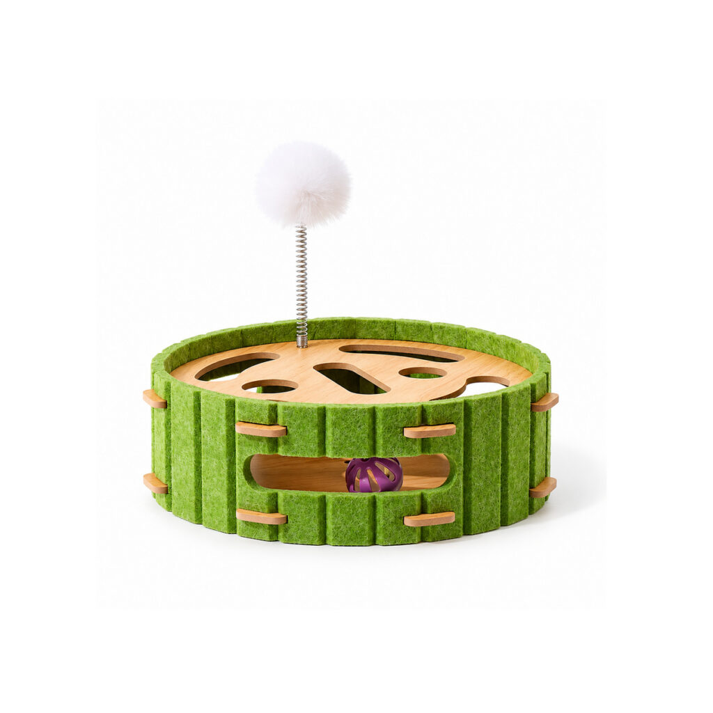 Round Cat Puzzle Track Toy