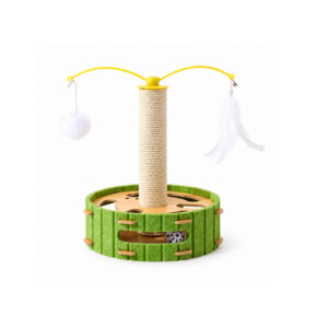 Cat Scratching Post with Round Puzzle Base