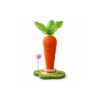 Carrot Cat Scratching Post with Track Base