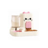 Cat-Face Gravity Food and Water Feeder
