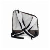 Gray Flat-Profile Pet Carrier Backpack
