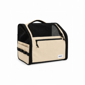 Brown Pet Carrier Bag with Side Pockets