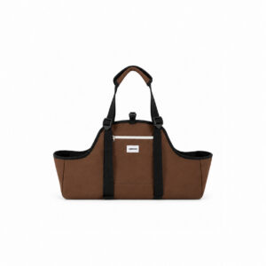 Brown Open-Top Pet Tote Carrier
