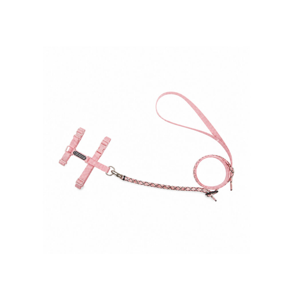 Pink Cat Harness and Leash Set