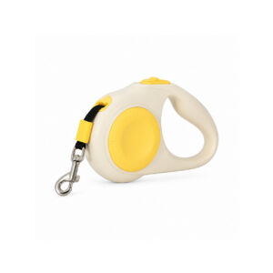 Yellow 3 m Retractable Pet Leash