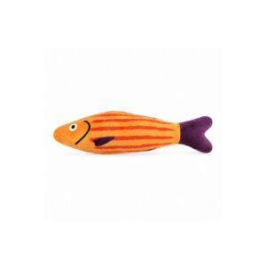 Striped Fish Plush Pet Toy