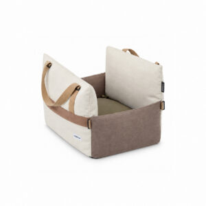 Raised-Side Pet Car Seat Bed